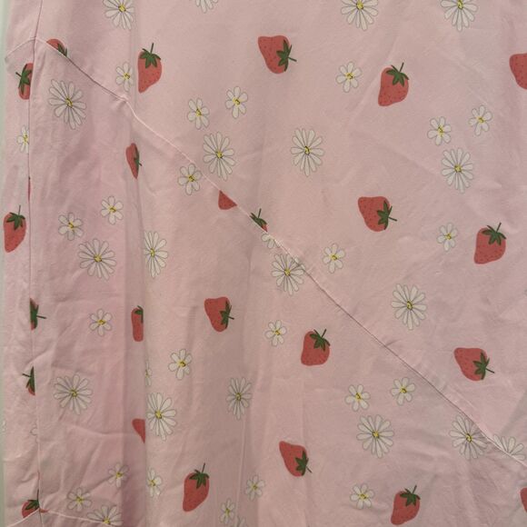 RARE For Love & Lemons Strawberry Daisy Midi Skirt Size M - Picture 5 of 6